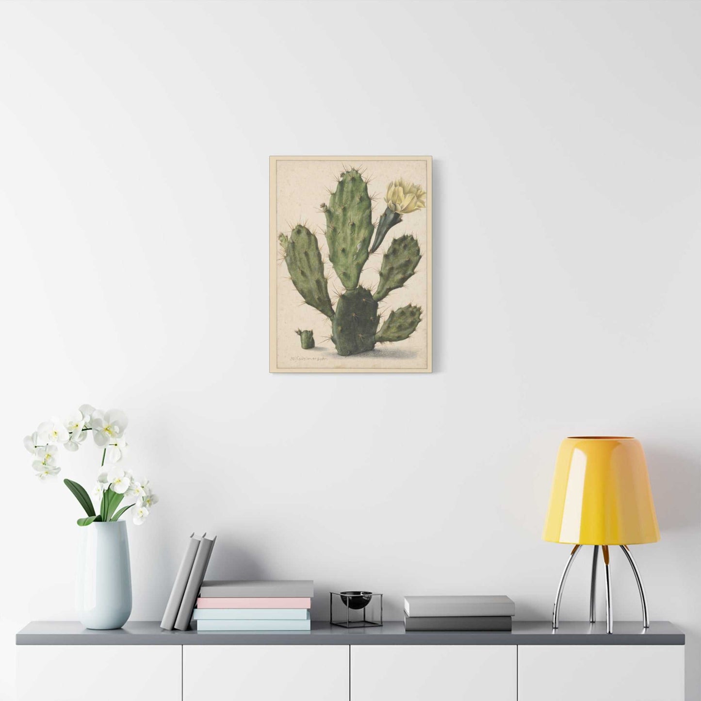 'Cactus Flower' - Matte Canvas, Stretched, 1.25" depth (Unframed - Ready to hang) Africa Blooms Canvas mug Fjarils Fjarils Canvas Wrap Art Prints - Unframed mug