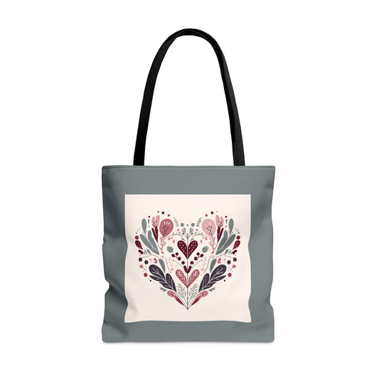 Scandi Heart - Large Tote Bag by Fjarils