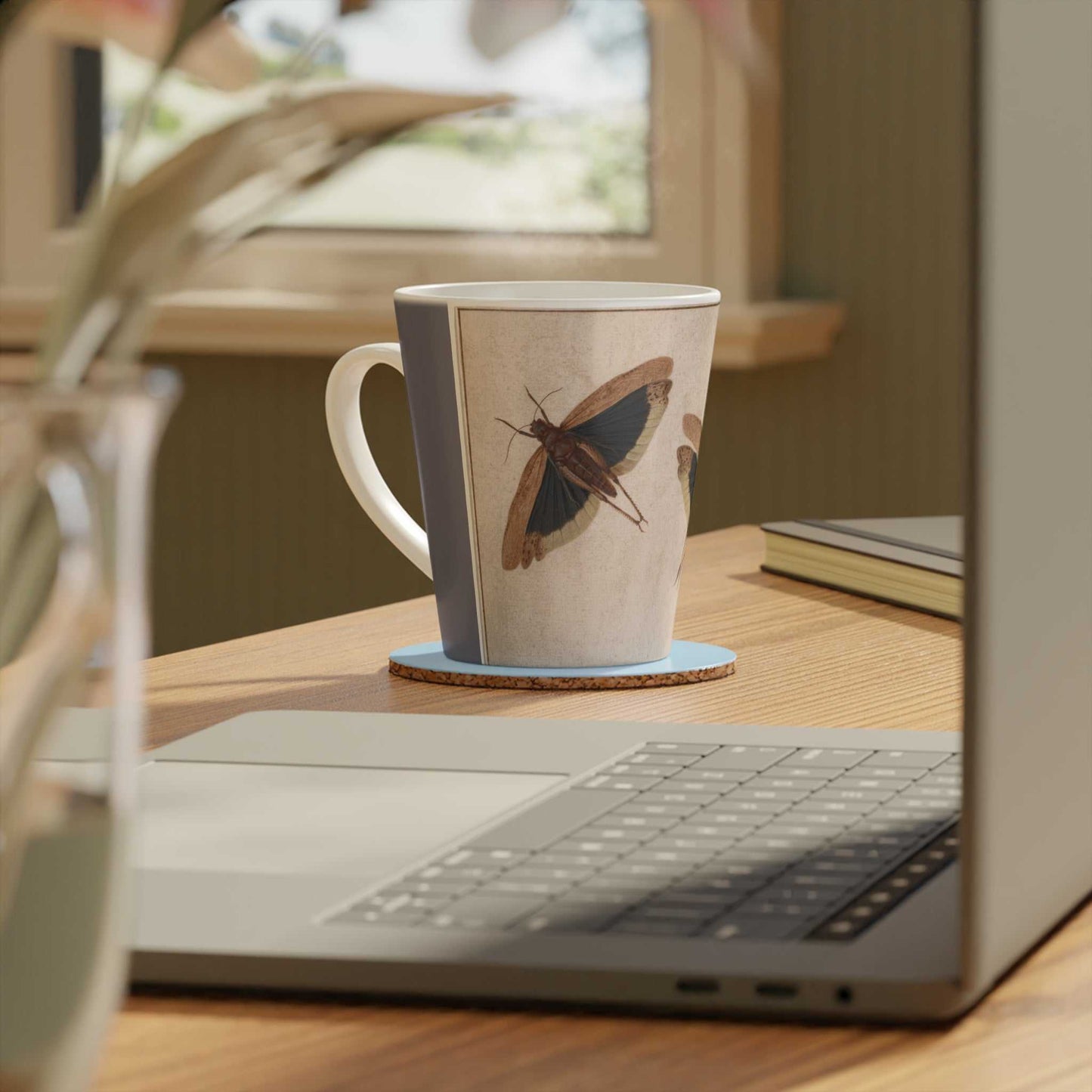 'Grasshopper' Latte Mug, 12oz - Free shipping in Canada