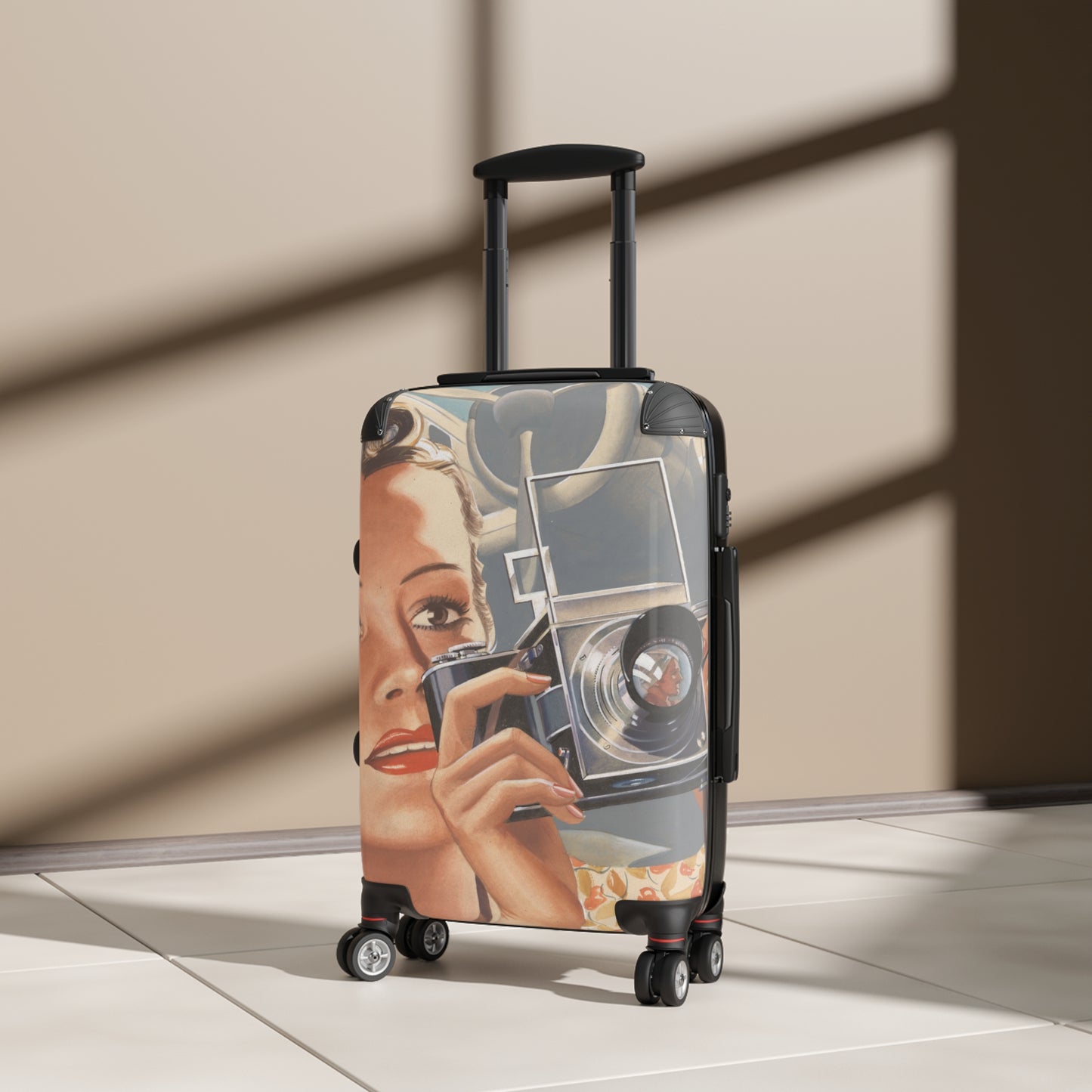 'Vintage Snapshot' Carry-on Suitcase by Fjarils - Free Shipping in Canada
