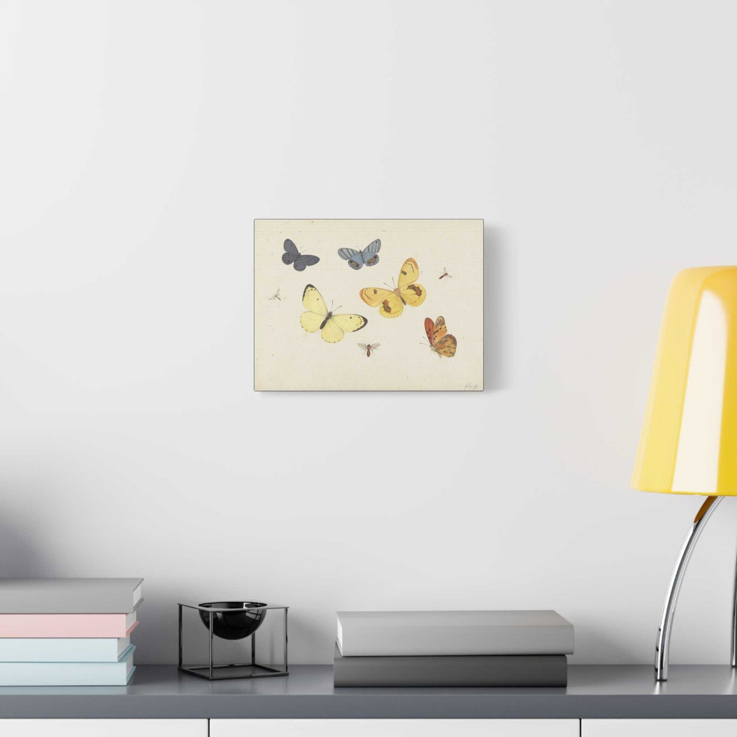 'Butterflies' Matte Canvas, Stretched, 9 x 12 inches Depth: 1.25" (Unframed - Ready to hang) Africa Blooms Canvas mug Fjarils Fjarils Home page mug