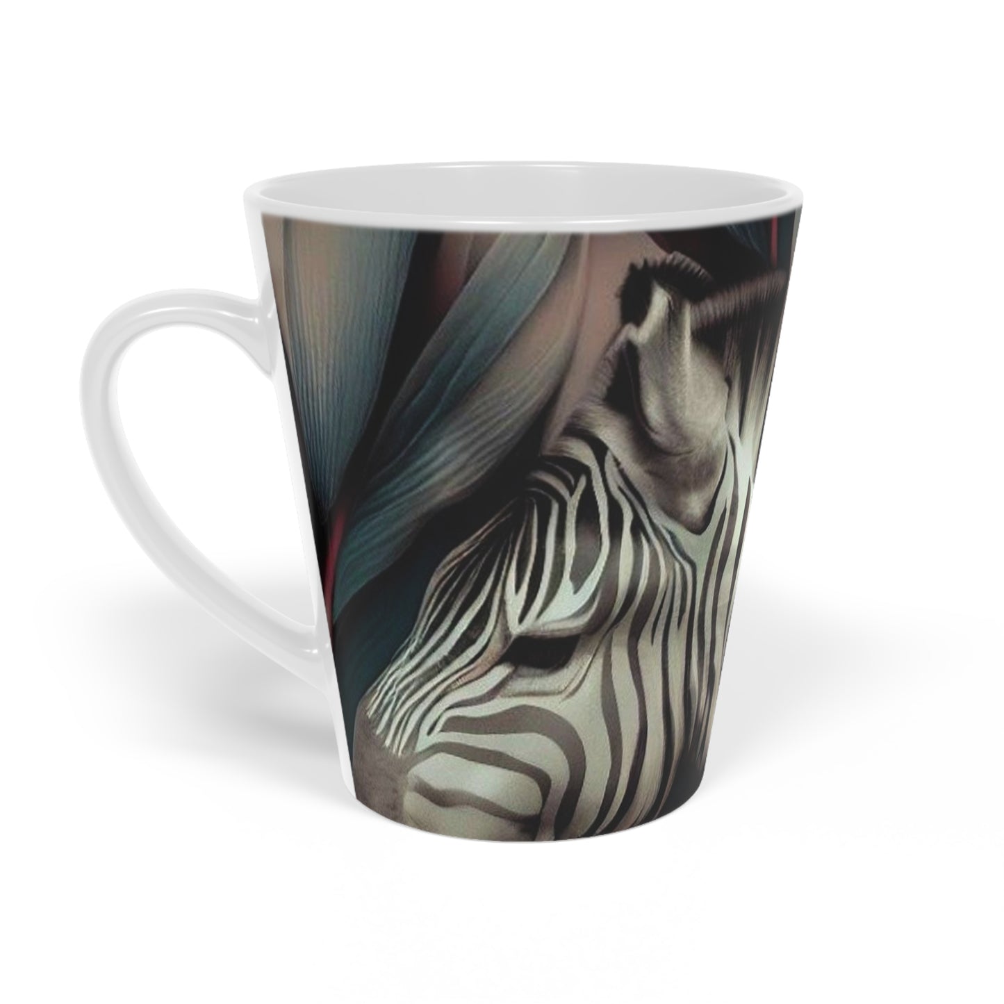 'Zebra Incognito' Latte Mug, 12oz - Free Shipping in Canada