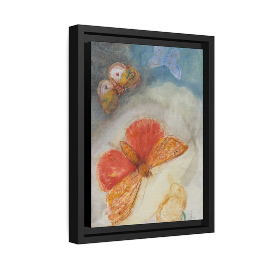 'Butterfly Haze' - Matte Canvas Museum Art Print - Black Wooden Frame 9 x 12 inches Africa Blooms Canvas mug Fjarils Fjarils Home page mug