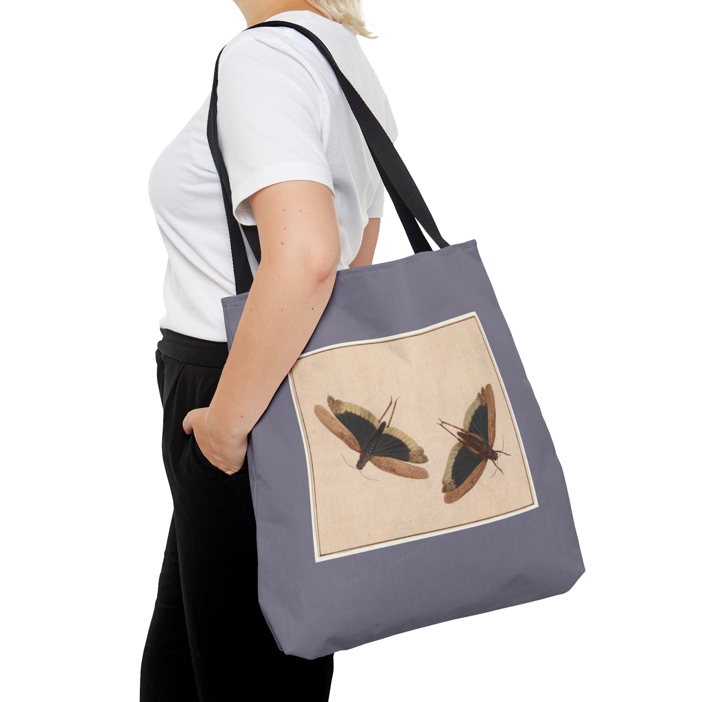 Grasshopper - Large Tote Bag by Fjarils