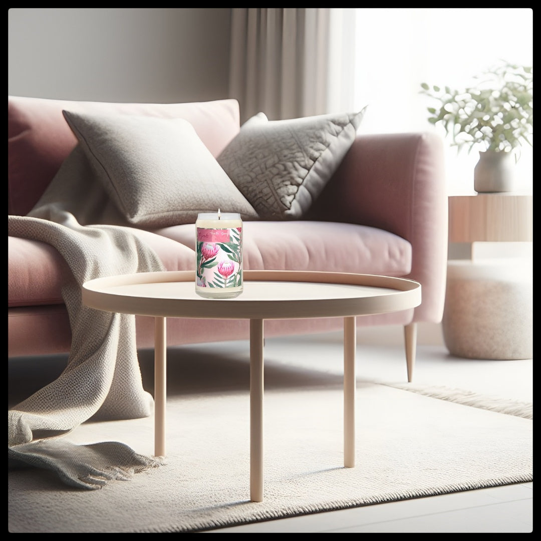 Proteas - Vanilla Bean - 13.75 Ounce - Soy Wax - 60 Hour Candle - Vanilla Bean - Free Shipping in Canada