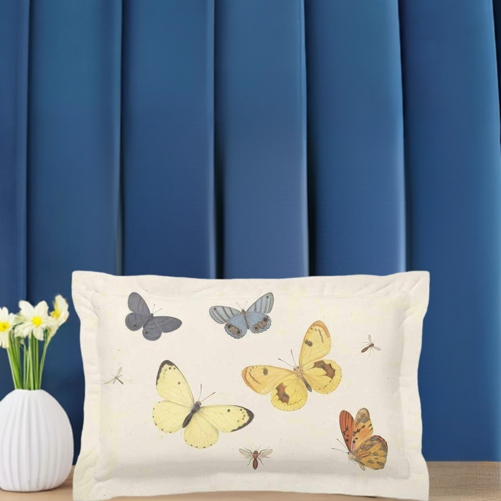 'Butterflies' Microfiber Pillow Sham 20 '' x 30'' with 2'' Flange - Free Shipping in Canada