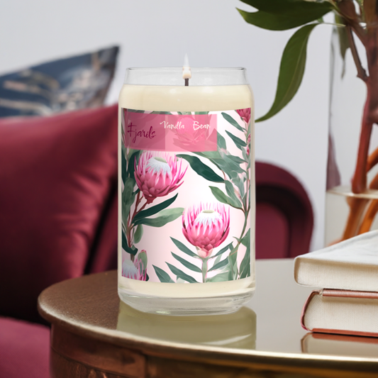 Proteas - Vanilla Bean - 13.75 Ounce - Soy Wax - 60 Hour Candle - Vanilla Bean - Free Shipping in Canada