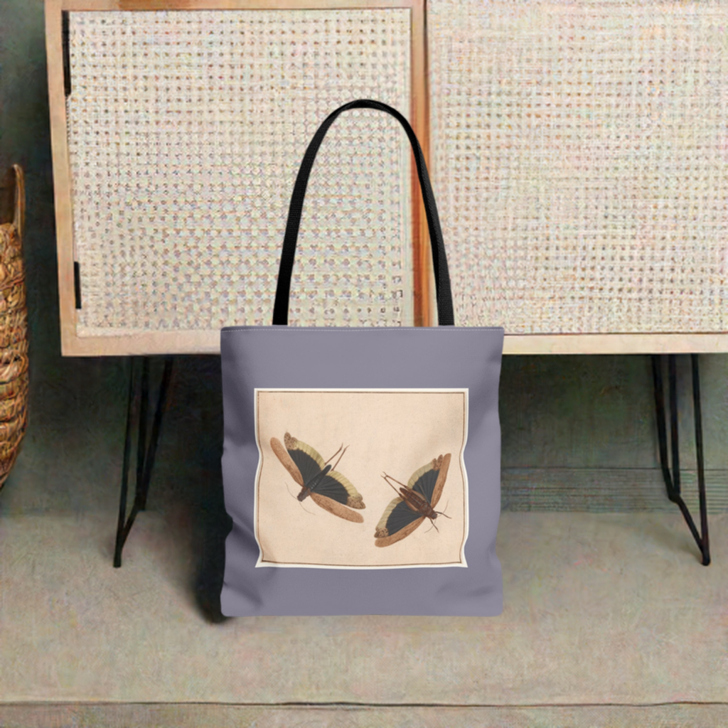 Grasshopper - Large Tote Bag by Fjarils
