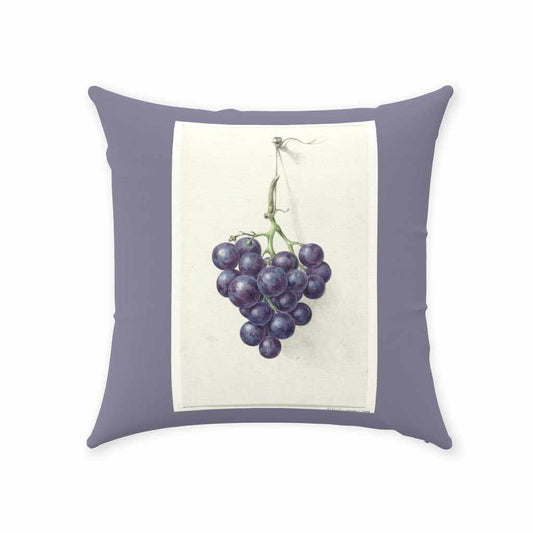Bright Floral patterned ceramic Latte Mug with c shaped handle 12oz - scratch resistant 'Blue Grapes' Throw Pillow 16 x 16 Inches Cotton Twill - Free Shipping in Canada Africa Blooms Pillow mug Fjarils Fjarils Home page mug