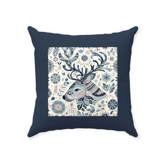 'Forest Deer' Throw Pillow 16 x 16 inches - Faux Suede - Double sided Print with Zipper - Free Shipping in Canada Africa Blooms Pillow mug Fjarils Fjarils Home page mug