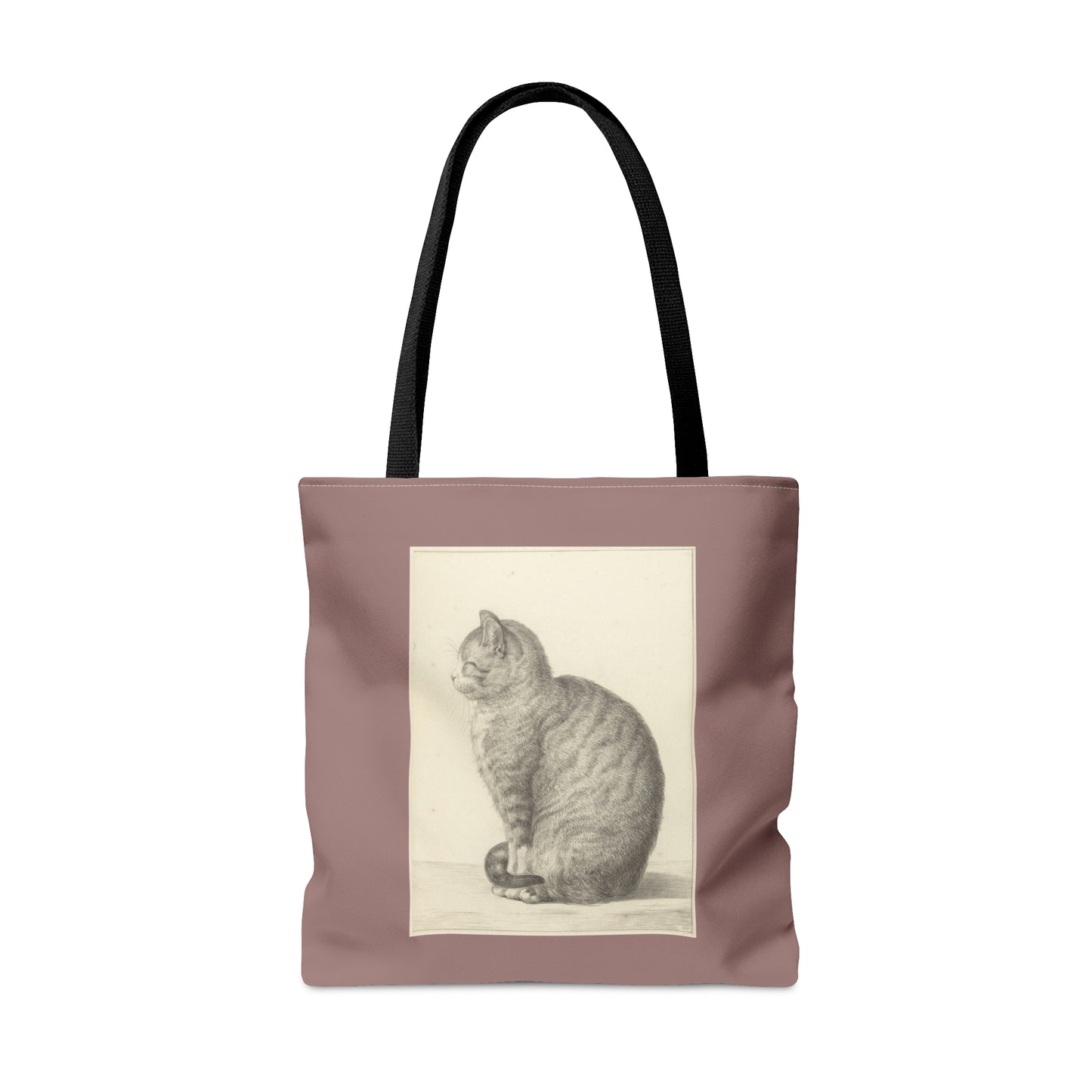 Sitting Kitty - Large Tote Bag by Fjarils